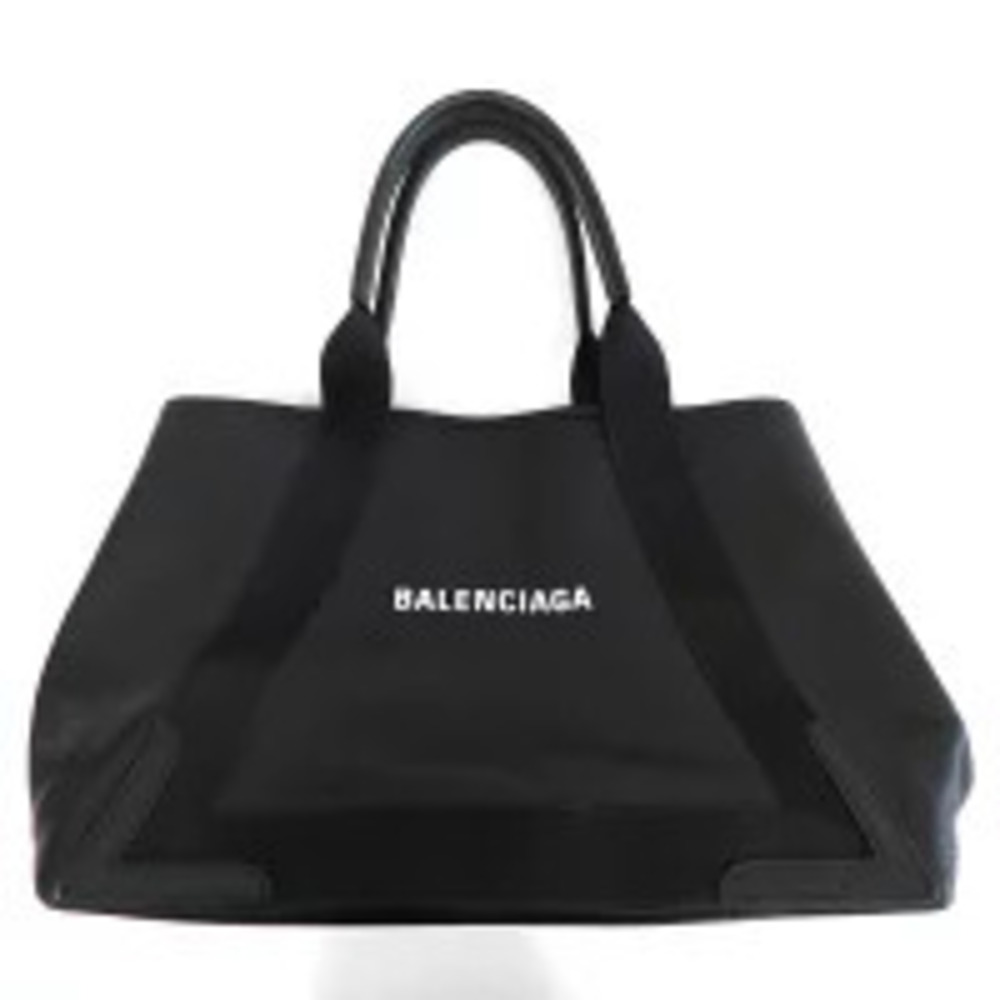 Balenciaga Cabas Tote Bag Leather Black Shichiminami Hanabatake